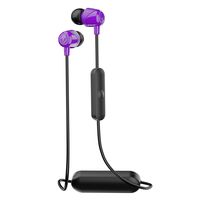 Skullcandy Jib Bluetooth Wireless In-Ear Earbuds with Microphone for Hands-Free Calls, 6-Hour Rechargeable Battery, Included Ear Gels for Noise Isolation, Purple
