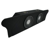 Compatible with 2012-2015 Chevy Camaro Coupe Trunk Harmony F124 Dual 12" Sub Box Enclosure New