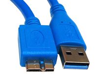Importer520 Superspeed USB 3.0 Type A Male to Micro B Male 24/28AWG Cable 3 Feet