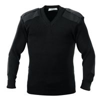 Rothco Acrylic V-Neck Sweater, Black, 3X-Large