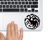 House of Targaryen Game of Thrones - Trackpad Apple Macbook Laptop Vinyl Sticker Decal