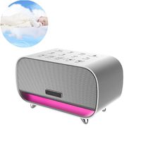 DONGBALA White Noise Machine, Soothing Sound Machine Sleep Instrument LED Light Timer Function USB Charging for Travel Office Privacy Adults & Baby 1500Mah (Gray)