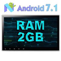 Eincar 7.1 Android 2GB 10.1" Car Stereo Autoradio for Double 2 Din GPS Navigation Bluetooth Radio - Support Phone Mirror, Fast-boot, DAB+, 3G 4G WIFI,Steering Wheel Control, OBD2, Cam-In, DVR, 1080P