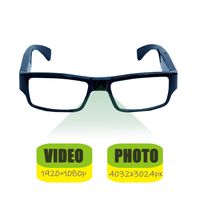 Hidden Camera Eyeglasses Full HD 1980×1080P Perfect for Covert Recording in face to face interactions Office/Home Security/Travel/Training/Teaching/Pets(Black)[2019 Upgraded]