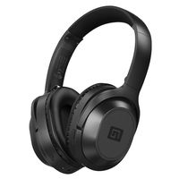 Active Noise Cancelling Headphones,Langsdom Over Ear Bass Bluetooth Headset with Mic, Bluetooth 4.2 Wireless Headphones Comfortable Earpads, 38H Playtime for Travel Work TV PC Cellphone (Black)