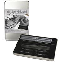 Royal & Langnickel RSET-ART2503 Small Tin Charcoal Drawing Art Set