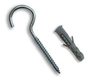 10 pcs Screw Eyes Shape Hooks Self Tapping  And Drill Anchors Hole Durable Rings Marine Bath