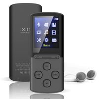 8GB MP3 MP4 Player Portable Hifi Lossless Sound 46 Hours Playback Music Player with Photo Viewer/Voice Rocorder/FM Radio/Video (Black)