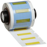 Brady PSPT-125-1-YL TLS 2200 and TLS PC Link 1.015" Width x 0.235" Height, B-342 Heat-Shrink Polyolefin, Matte Finish Yellow PermaSleeve Wire Marker Sleeves (100 per Roll)