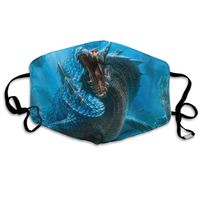 Hongao Anti Dust Pollution Mask Chinese Dragon Reusable Washable Earloop Face Mouth Mask Men Women