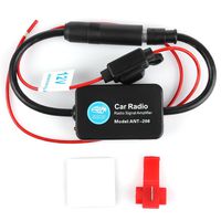 Universal Car Signal Amplifier FM Aerial Antenna Booster Radio Booster for Marine Car Boat Truck RV