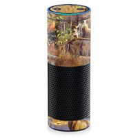 MightySkins Skin Compatible with Amazon Echo - Deer Pattern | Protective, Durable, and Unique Vinyl Decal wrap Cover | Easy to Apply, Remove, and Change Styles | Made in The USA