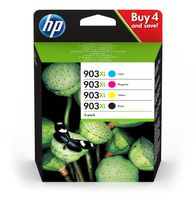 HP 3HZ51AE (903XL) Ink Cartridge Multi Pack, 21,5ml + 3x9,5ml, Pack Qty 4
