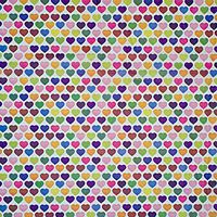 Multi-Colored"Rainbow Hearts" Tissue Paper for Gift Wrapping 20"x30" Sheets - 10ct