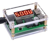 DC Buck Converter, Yeeco DC 6-40V 9V 12V 24V 32V 36V to 5V DC-DC Step Down Voltage Regulator Converter 3A Volt Transformer Board Power Supply Module Dual USB Output with LED Display