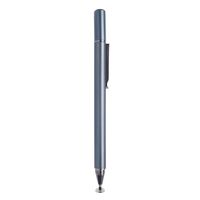 Precision Disc Stylus Styli with Pen Clip Cap for iPad, iPhone, iPad Air, iPad Mini, Samsung Galaxy and Other Touch Screen Devices - Grey