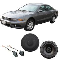 Compatible with Mitsubishi Galant 1994-2003 Front Door Factory Replacement Harmony HA-R65 Speakers