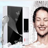 BTSSA Wall-Mounted Instant Electric Water Heater,Constant Temperature No Tank Water Heater Used for Bathroom Kitchen