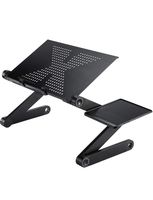 VicTsing Adjustable Laptop Stand, Portable Lightweight Bed Laptop Desk with Vent-hole, Aluminum Alloy+ABS Bed Table for Laptop,Writing,Sofa or Car,Laptop Board（42x26cm/16.54x10.24in）
