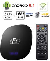 Android 8.1 TV Box, A95X F1 Smart tv Box 2GB RAM 16GB ROM Support 4K 1080P 3D 2.4GHz WiFi Amlogic Quad Core 64bit Processor Smart Media Player,OTT TV Box with USB