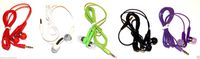 5 X Pack Color 3.5mm In-ear Earphone Headphone for Ipods Touch Nano Mp3 Mp4 Ipads 12 3