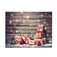 Lazinem Portable Print Christmas Style Collapsible Photography Background For Shooting Party Games & Activities