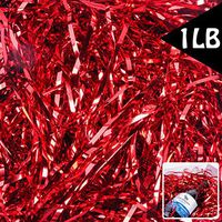 Wine Red Crinkle Cut Paper Shred Filler Gift Filler 1 LB for Gift Wrapping Basket Filling Shiny Dark Red