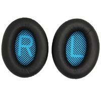 SimplylinReplacement Headphones Ear Pads Cushions for Bose QC2 QC15 QC25 AE2 AE2I AE2w (Black)