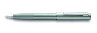 LAMY Olive Silver Aion Fountain Pen with Medium Nib and Blue Ink (L77OEM)