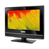 Tyler 13.3-Inch Digital LED HDTV Widescreen Television - Full Ultra HD 1080p Monitor Flat Screen TV w/ Stand - HDMI, USB, RCA, VGA, USB, Coax Input - Wall Mountable - Mac PC - Stereo Speakers - AC/DC
