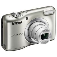 Nikon COOLPIX A10 16.1MP 5x Zoom NIKKOR Glass Lens Digital Camera (26518B) Silver - (Renewed)