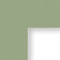 Craig Frames B522 24x36-Inch Mat, Single Opening for 20x30-Inch Image, Palm with Cream Core