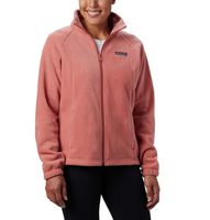 Columbia Women's Benton Springs Full Zip Jacket, Soft Fleece with Classic Fit, Dark Coral, X-Small