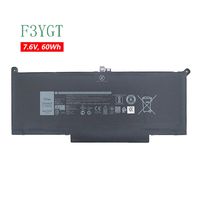 BOWEIRUI Replacement Laptop Battery for Dell F3YGT (7.6V 60Wh 7500mAh) Latitude 12 7000 7280 7290 E7280 E7290 13 7000 7380 7390 E7380 E7390 14 7000 7480 7490 E7480 E7490 Series 0DM3WC DM3WC 2X39G