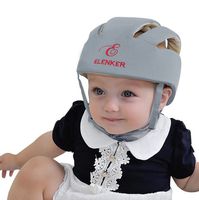 Baby Adjustable Safety Helmet Children Headguard Infant Protective Harnesses Cap Gray