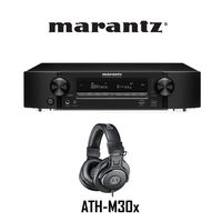 Marantz NR1607 Ultra HD 7.2 Channel Network A/V Surround Receiver with Bluetooth and Wi-Fi. Free ATH-M30X Headphones.