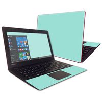 Mightyskins Skin Compatible with Lenovo Ideapad 100s 11.6" - Solid Seafoam | Protective, Durable, and Unique Vinyl Decal Wrap Cover | Easy to Apply, Remove, and Change Styles | Made in The USA
