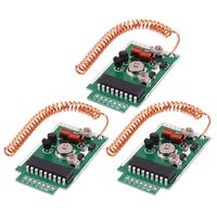 390MHz 4000m Remote Wireless Transmitter Module PCB Board Receiver - 3pcs