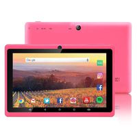 7 inch Tablet Google Android 8.1 Quad Core 1024x600 Dual Camera Wi-Fi Bluetooth 1GB/8GB Play Store 3D Game Supported GMS Certified (Pink)