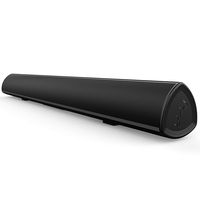 Soundbar, BYL Sound Bar Wired and Wireless Bluetooth Audio Speakers (28-Inch, 40 Watt, Included Optical Cable, Dual Connection Methods, Wall Mountable) for TV (28Inch)