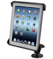 RAM MOUNTS (RAM-B-138-TAB3U Flat Surface Mount with Tab-Tite Universal Clamping Cradle for The Apple Ipad 4, Ipad 3, Ipad 2 & Ipad 1 with Or Without Light Duty Case