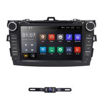 hizpo Android 9.0 Car Navigation Stereo Fit for Toyota Corolla 2007 2008 2009 2010 2011 Double Din Car Radio Stereo 8 Inch Touch Screen GPS Bluetooth WiFi Steering Wheel Control with Backup Camera