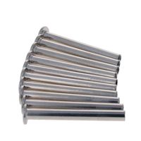 MroMax M4x60 Butt Screw 10PCS Nickel Plating Screw Binding Screws Posts for Scrapbook Photo Albums Binding Leather Saddles Purses Belt Repair Sliver Tone