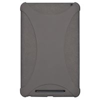 Amzer AMZ94380 Silicone Jelly Soft Skin Fit Case Cover for Asus Nexus 7, Google Nexus 7 - 1 Pack - Retail Packaging - Grey