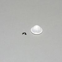Yuneec USA Front Bottom LED and Cover, White: Q500, YUNQ500119