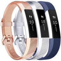 Vancle Bands Compatible with Fitbit Alta HR and Fitbit Alta, Newest Sport Wristbands with Secure Metal Buckle for Fitbit Alta HR/Fitbit Alta