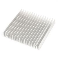 uxcell® Aluminium 100mmx100mmx18mm Square Shape Heatsink Cooling Cooler Fin
