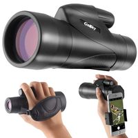 Gosky 12x55 High Definition Monocular Telescope and Quick Smartphone Holder - 2018