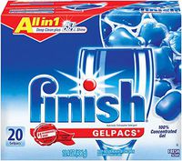 finish 79170 20 Count Finish All In One Gelpac Automatic Dish Detergent