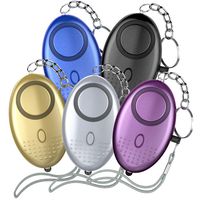 Veckle Safe Sound Personal Alarm, 5 Pack 130db Emergency Self Defense Safety Alarm Keychain with LED Lights for Women, Bag Purse Chain Keyring Clip for Elder, Girl, Students
